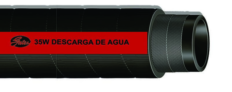 Manguera Para Agua 35W | Manguera para descarga de agua servicio pesado PREMIUM