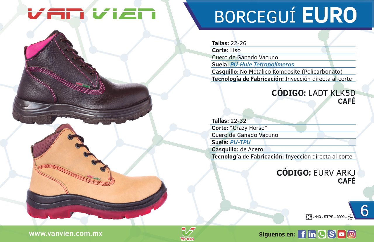 Zapatos Van Vien Borceguí Euro 1