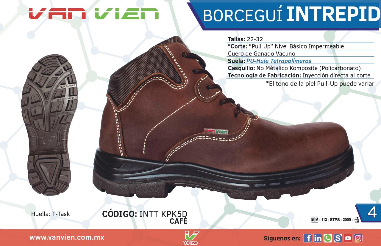 Zapatos Van Vien Borceguí Intrepid 2