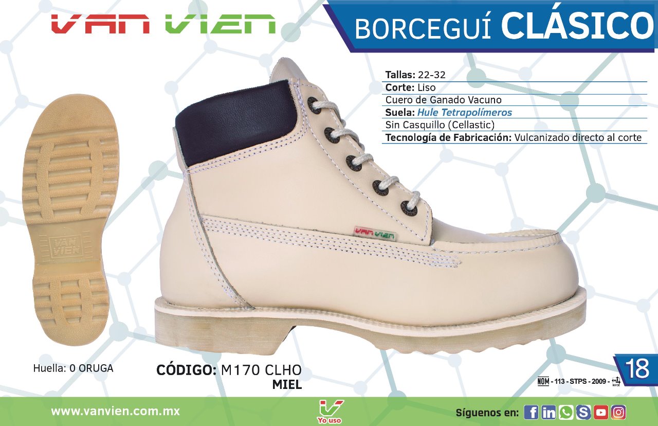 Zapatos Van Vien Borceguí Clasico