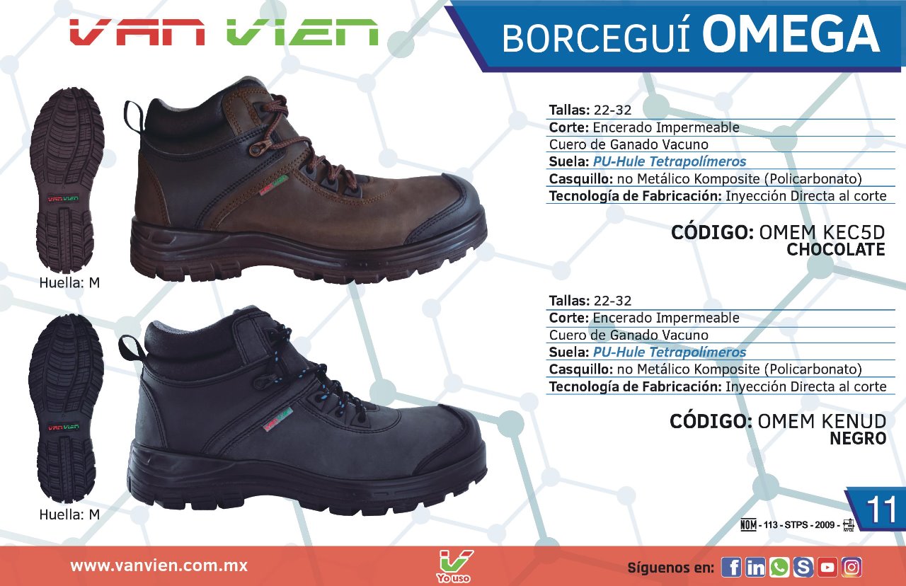 Zapatos Van Vien Borceguí Omega